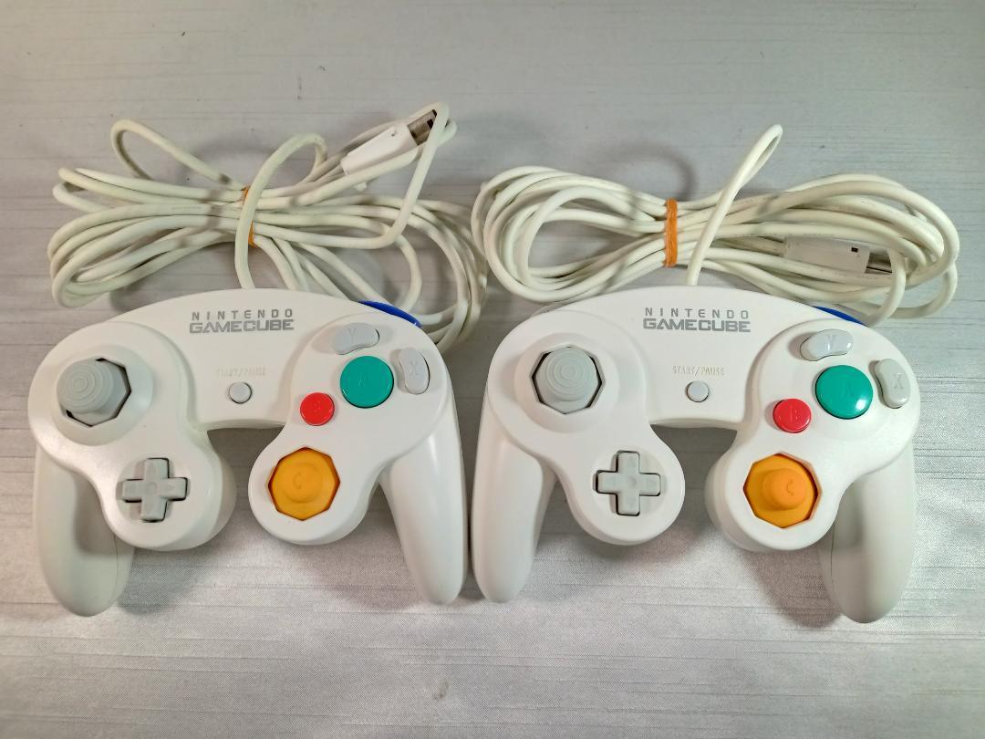 任天堂 ゲームキューブ GC 純正 コントローラー ホワイト 2個 セット