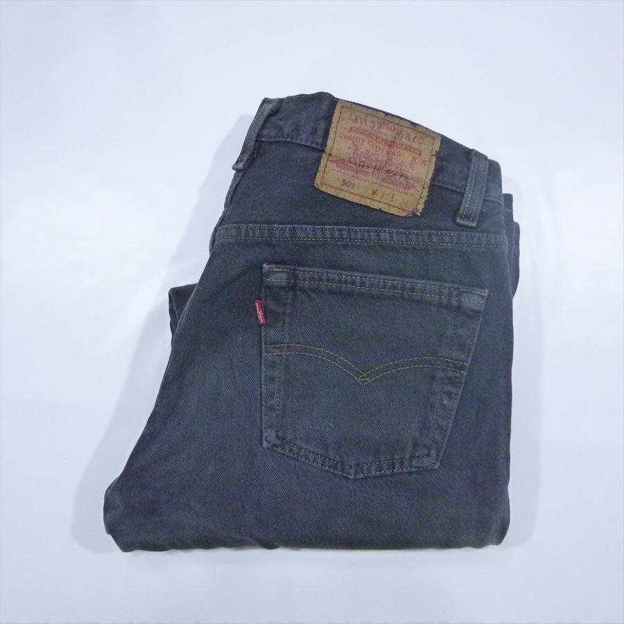 LEVI’S 501Black W30 / Made in USA 後染め