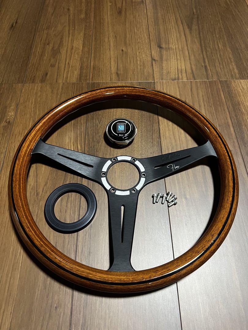 ナルディ ウッド ブラックスポーク ステアリング FLEX NARDI