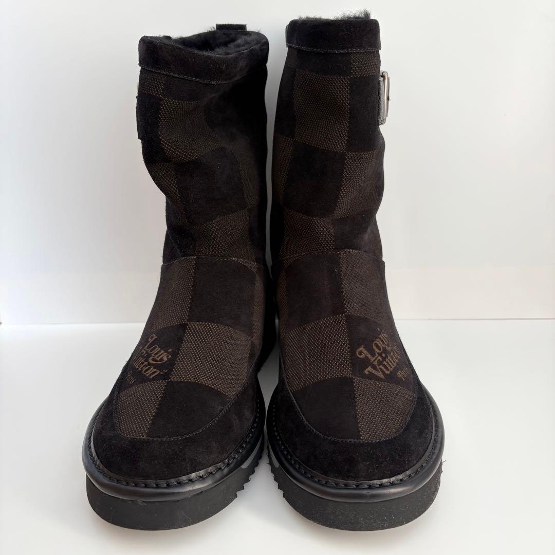 ルイヴィトン NIGO コージーライン LV ダミエ ムートン ブーツ26.5cm・LOUIS VUITTON MEDICALDB_JP
