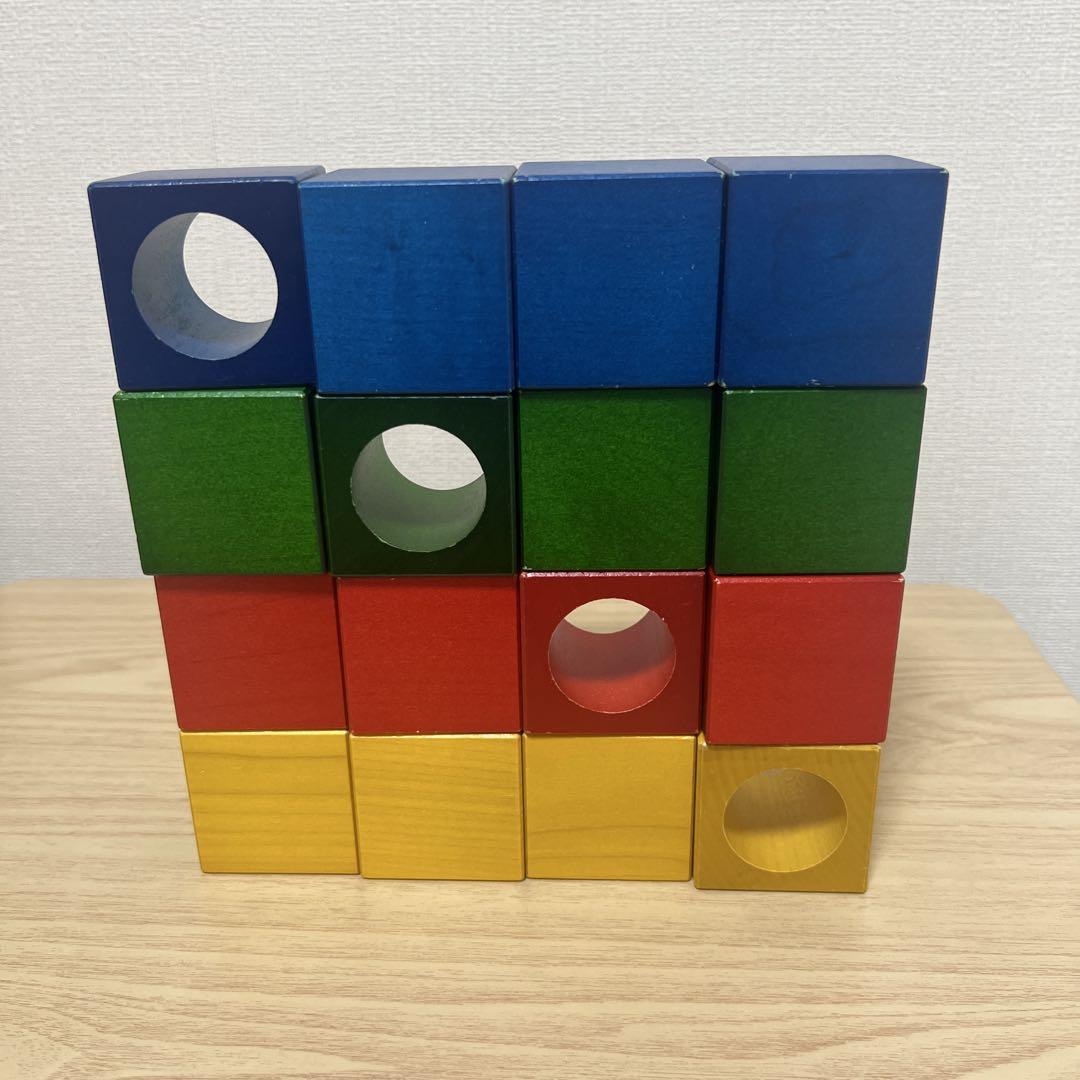 ネス社木製積木リグノ　木箱付き