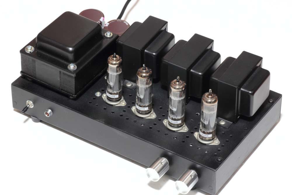 複合管 6GW8 プッシュプル ステレオ パワーアンプ 動作品