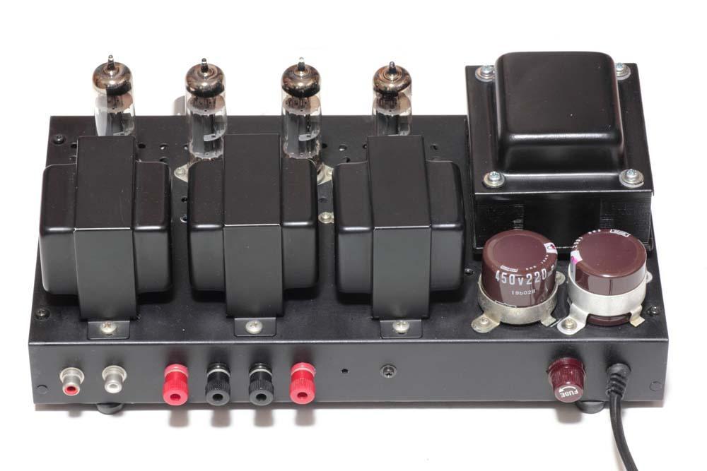 複合管 6GW8 プッシュプル ステレオ パワーアンプ 動作品