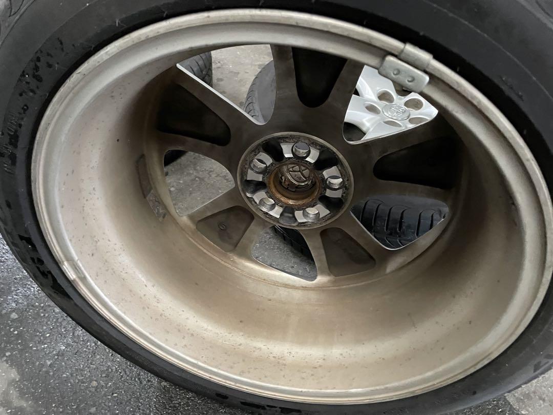 商品説明必読 TOYOTA純正？ZVW30 17インチアルミ タイヤピレリセット
