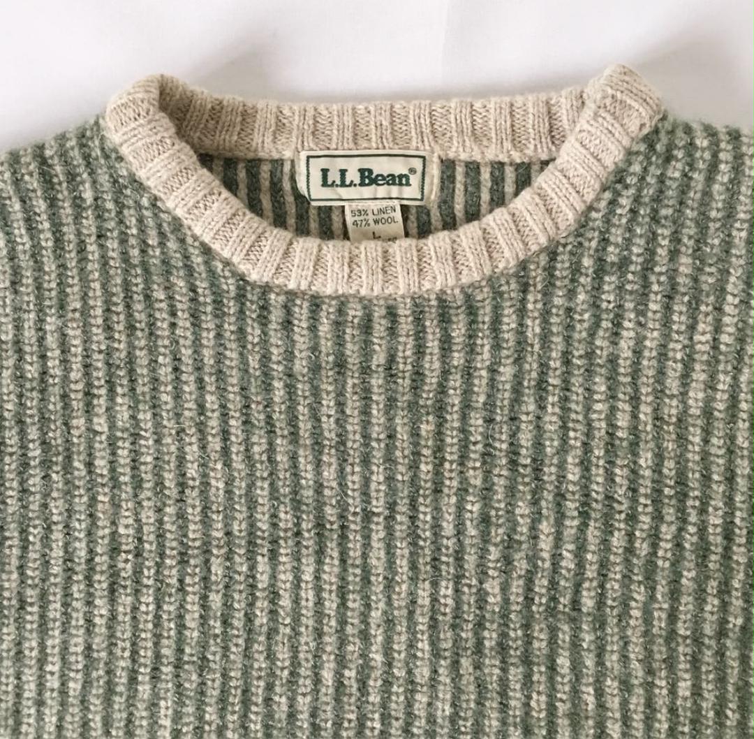 15%OFF S エルエルビーン ストライプ バーズアイ GVCRw-m27865159855 美柄 高級アイルランド製 90S セール国産