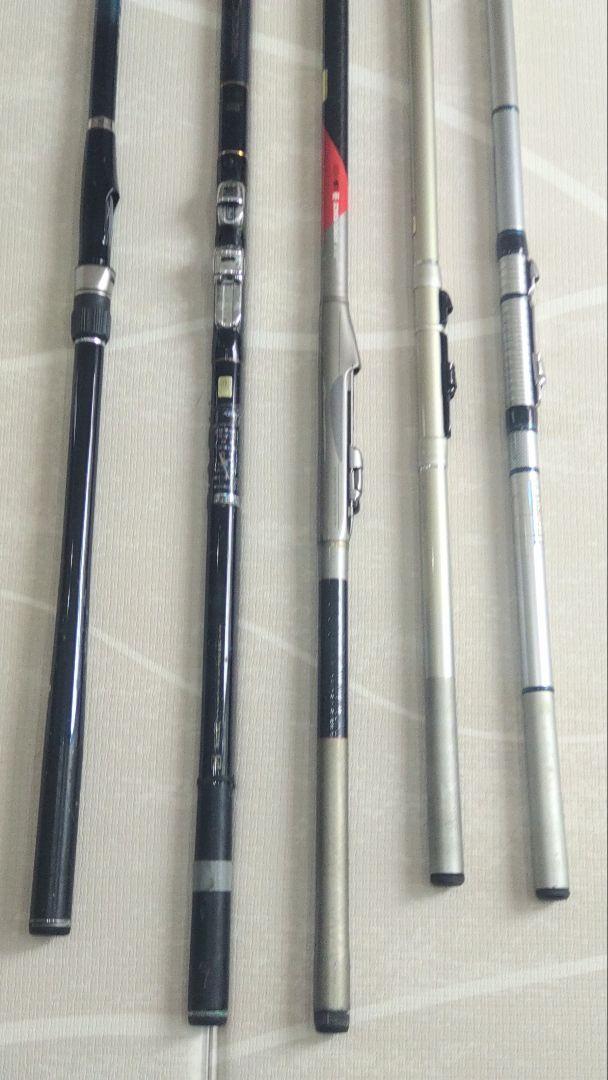 【メーカー直送】 ジャンク】磯竿5本セット がまかつ、ダイワ、シマノ メルカリ - ロッド