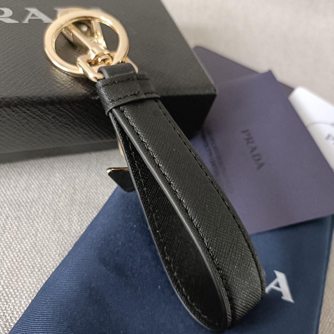 レザーキーホルダー ブラック