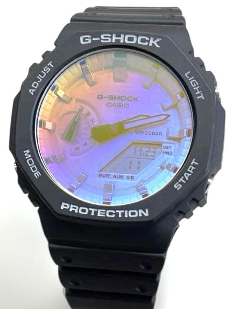 G-SHOCK GA-2100SR-1AJF レインボー　クォーツ