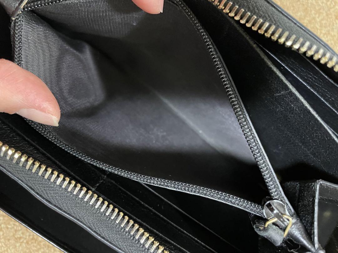 最終値下げイヴ・サンローランYves Saint Laurent ブラック長財布