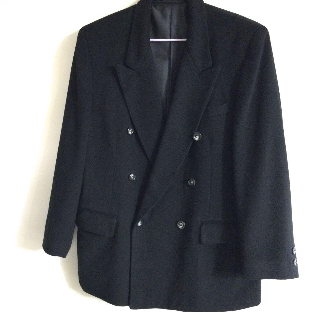 カシミヤ100% JUNO JAPAN メンズ　コート　黒　Lサイズ　美品