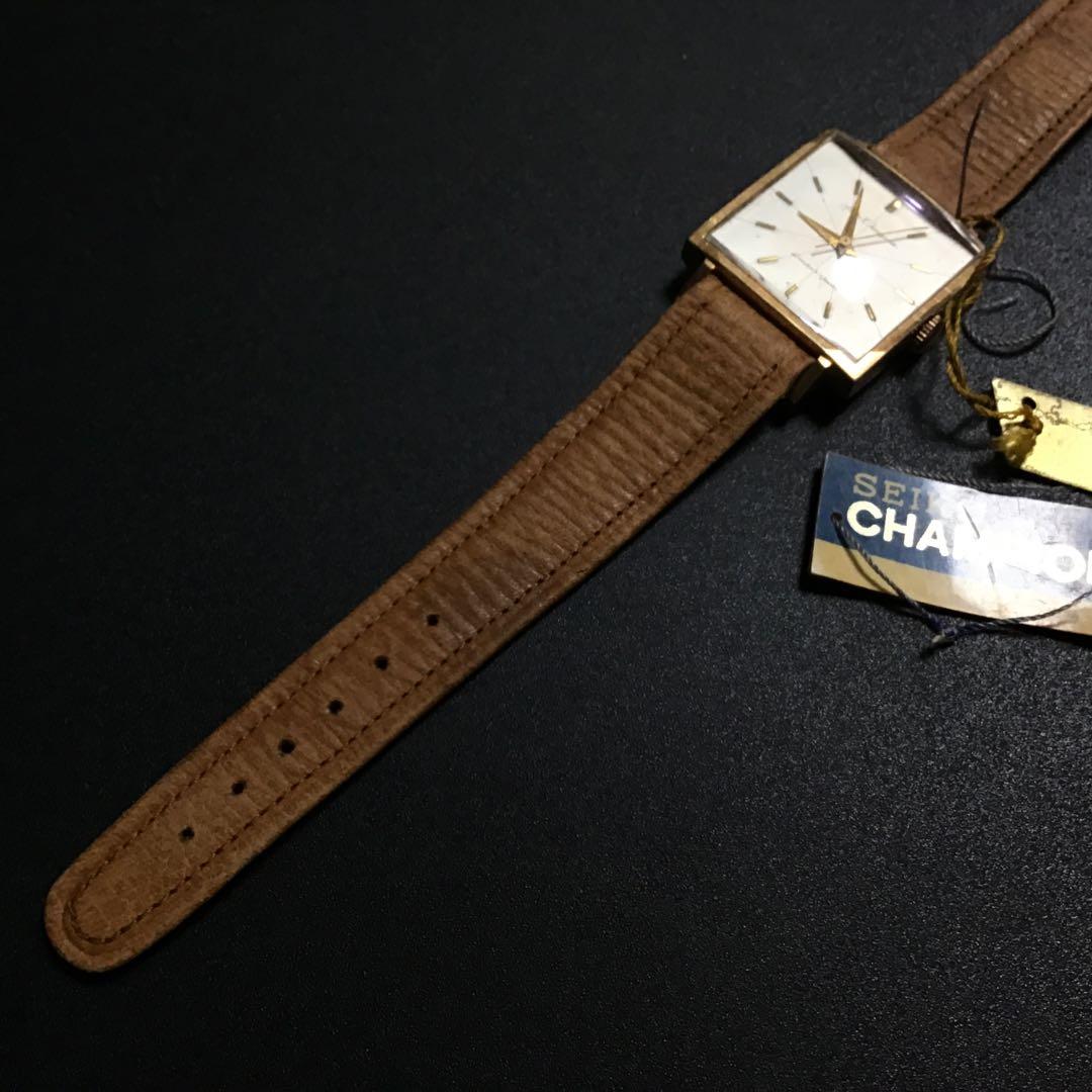 J11041 チャンピオンダイアショック手巻きデットストック品SEIKO