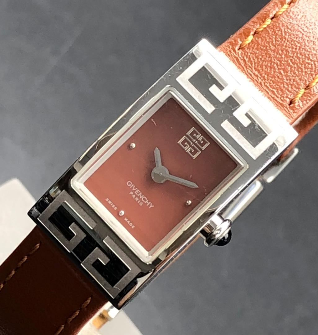 『◆WH-14261◆』GIVENCHY(ジバンシイ)☆レクタン・ロゴラグ☆