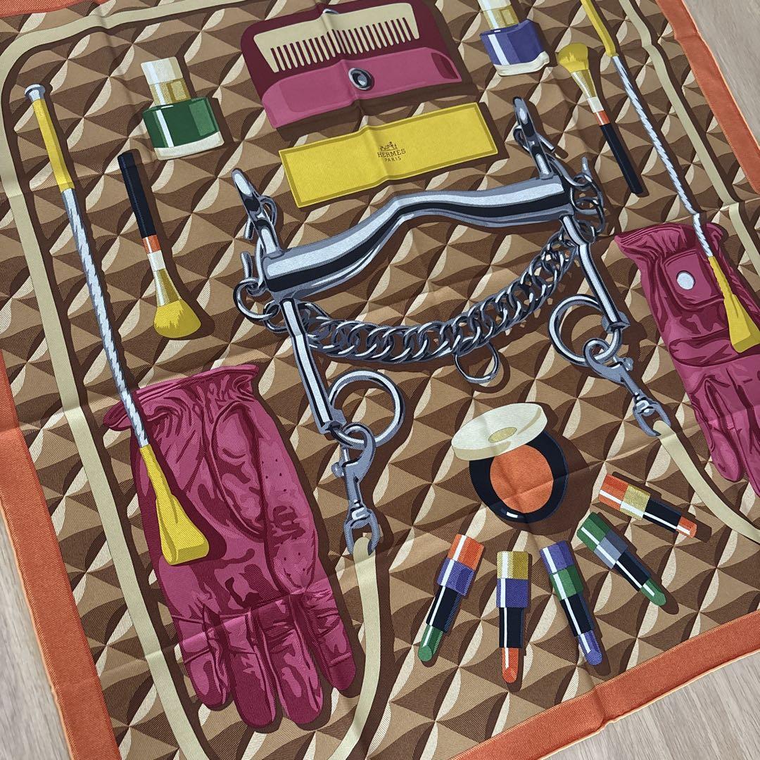 格安　現行品　新品　エルメス　カレ 90 《ボテ・コンポゼ》　スカーフ