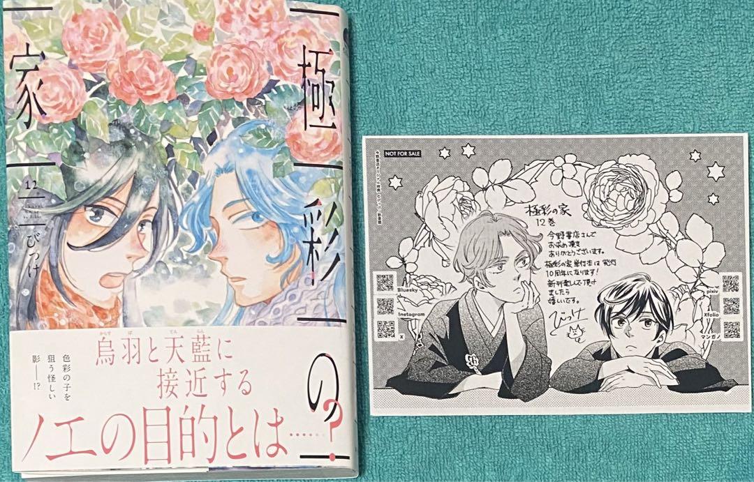 極彩の家 12 びっけ 直筆イラスト入りサイン本 新品未読品 特典付き