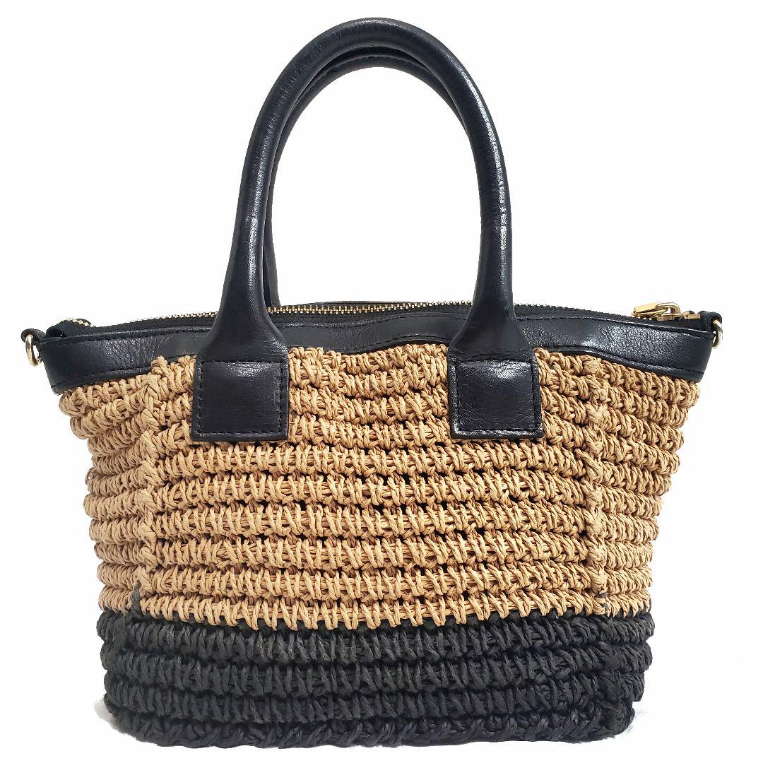 はるはる 美品✨ブルーレーベルクレストブリッジ2wayカゴショルダーバッグ