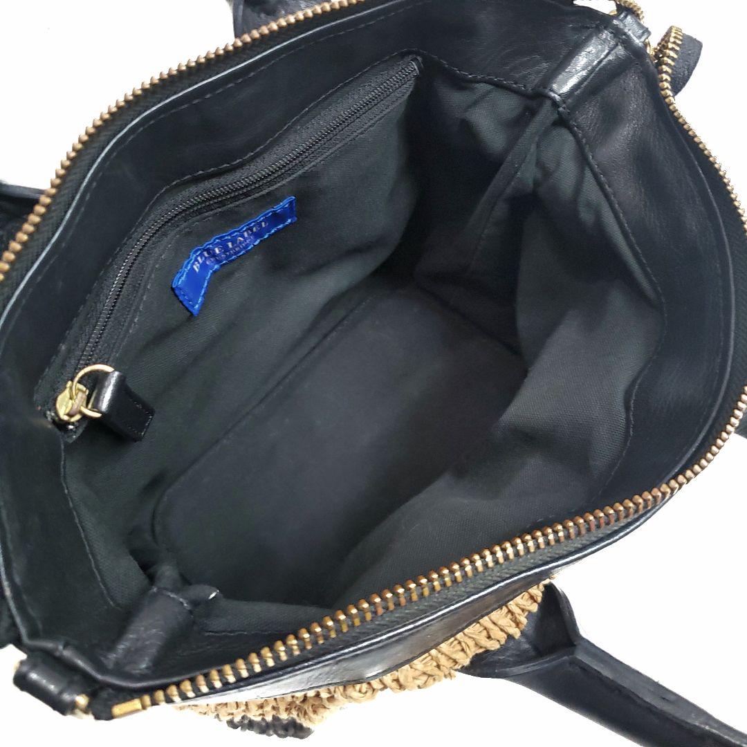 はるはる 美品✨ブルーレーベルクレストブリッジ2wayカゴショルダーバッグ