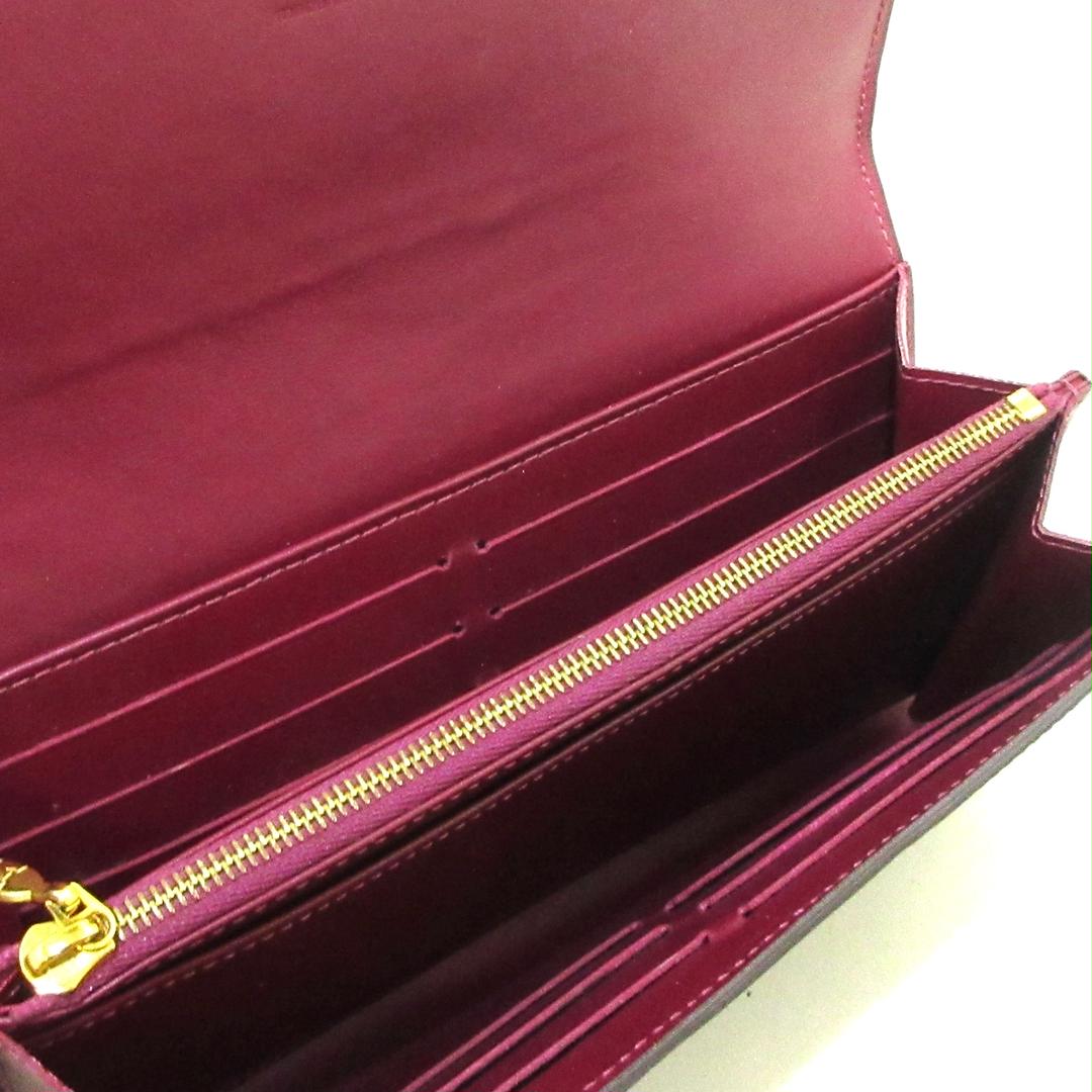 LOUIS VUITTON ルイヴィトン ジッピー モノグラムヴェルニ 長