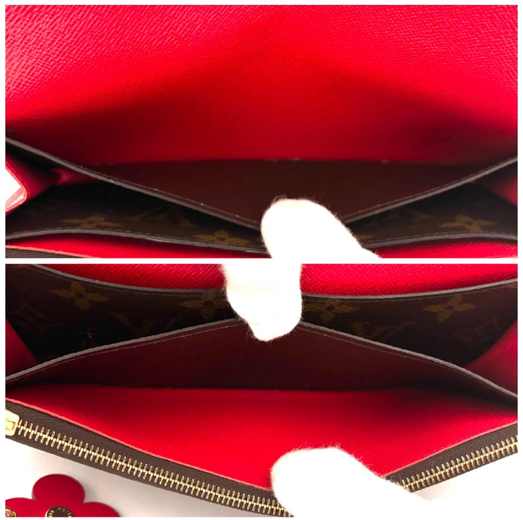 ✨極上美品✨ルイヴィトン❤️モノグラム ポルトフォイユ エミリー　フラワー