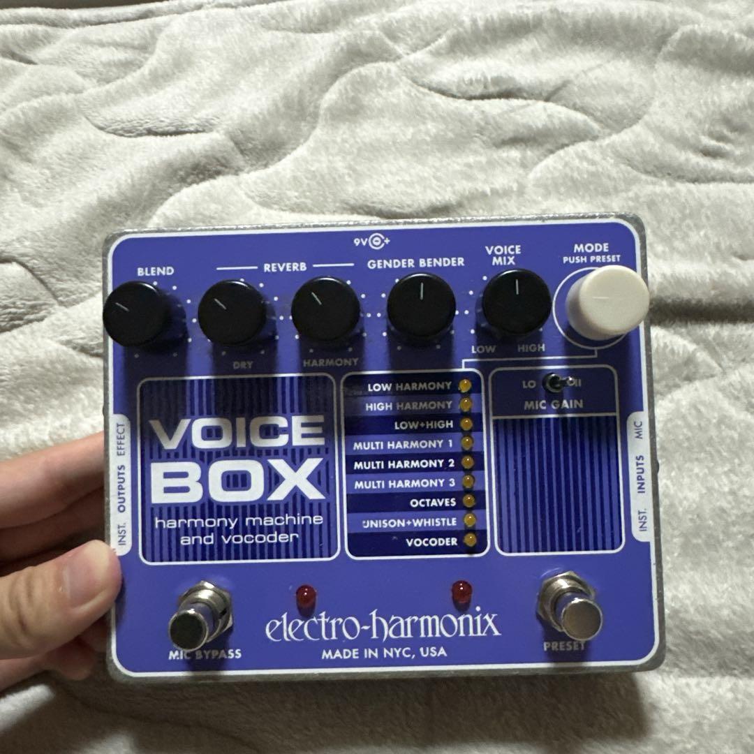 中古エレクトロハーモニクス社VOICE BOX  完動品(ボーカルプロセッサー) Used Electro-Harmonix EHX Voice Box Vocal Harmony Machine