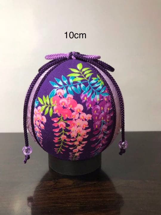 鞠『インテリア飾り・贈答用』No.674 四季の花【藤・紫／藤色】