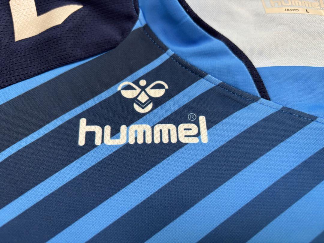 横浜ＦＣ　ユニフォーム　hummel Ｌサイズ 横浜FC ユニフォーム hummel Lサイズ 応援グッズ