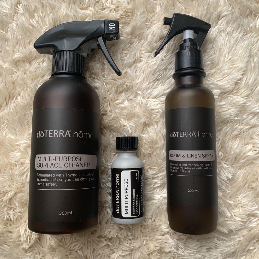 doTERRA マルチクリーナー（新品）+ルームリネンスプレー（80%残）