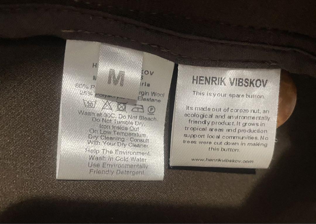 henrik vibskov コート　ブラウン
