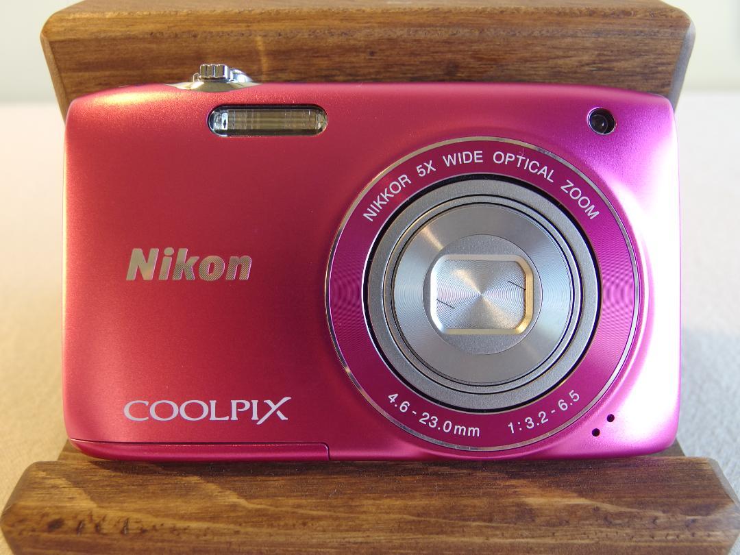 動作確認済 NIKON COOLPIX S3100 /新品バッテリー充電器付き