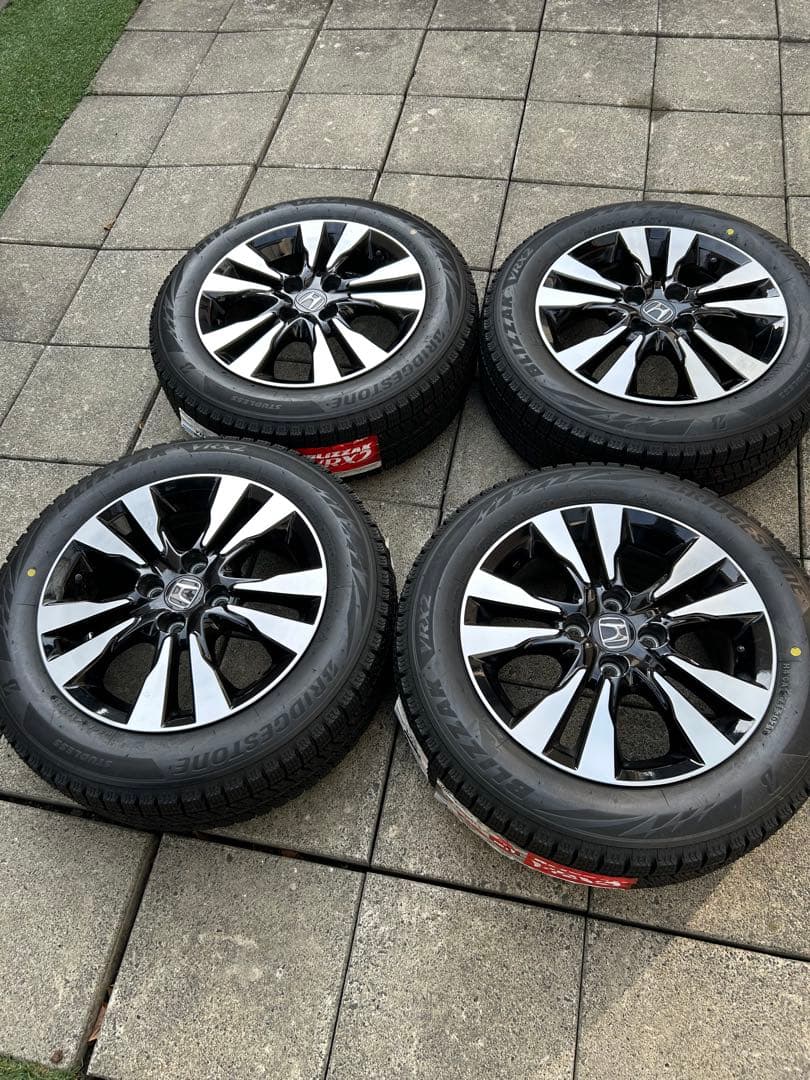 ホンダ純正アルミ185/60R15 ブリザックVRX2スタッドレス（タイヤ新品）