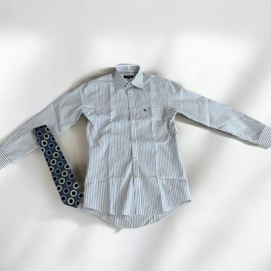 【美品】BURBERRY BLACK LABELワイシャツ・ネクタイセット