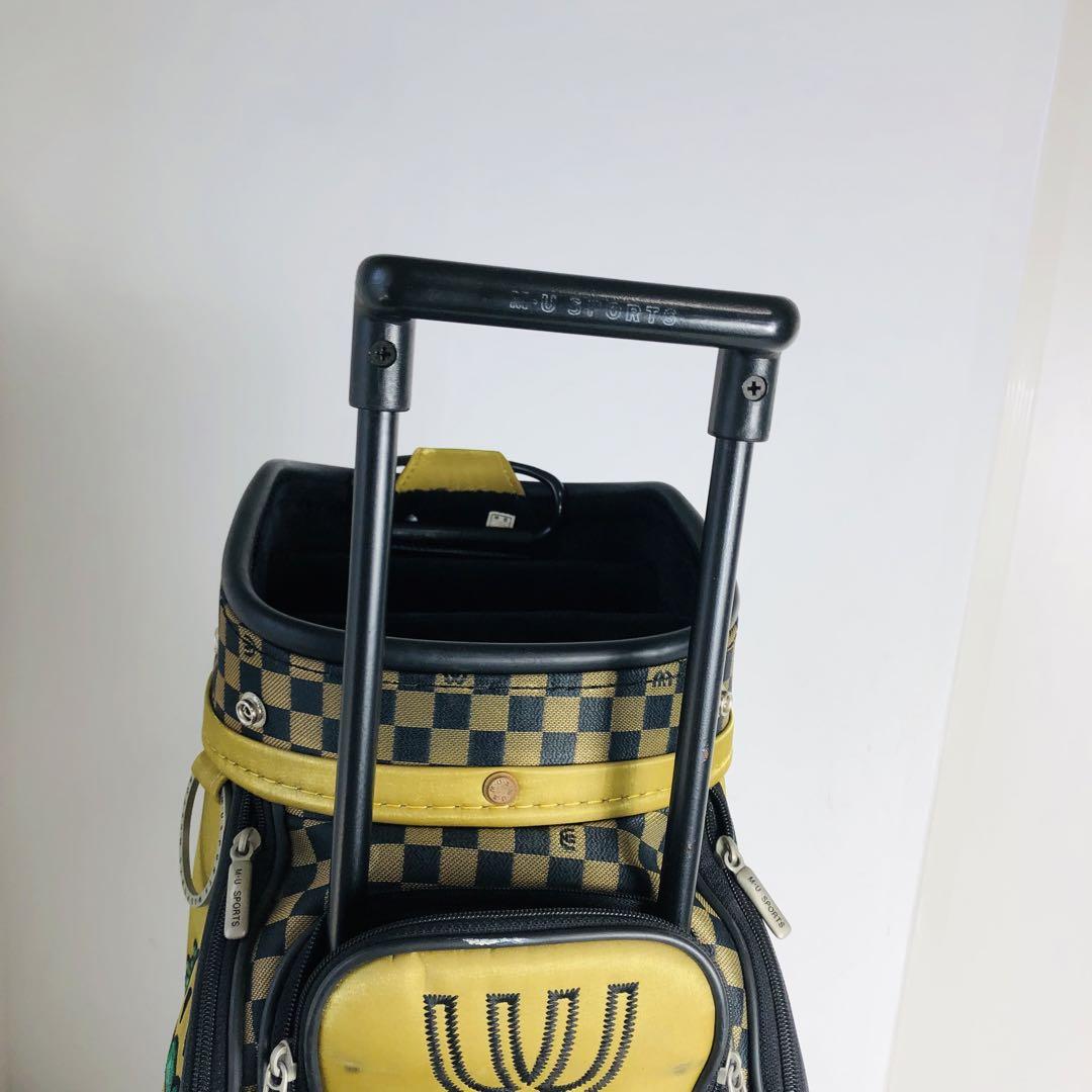 希少 エムユースポーツ ポパイ キャディバッグ ゴルフバック カートタイプ
