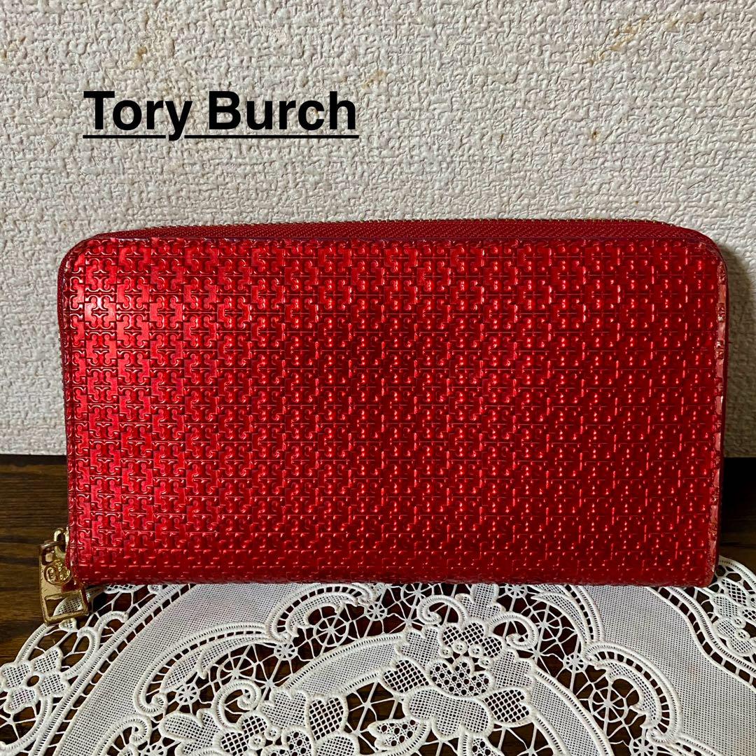 TORY BURCH トリーバーチ ラウンドファスナー 長財布 Tory Burch トリーバーチ ラウンドファスナー長財布 - メルカリ