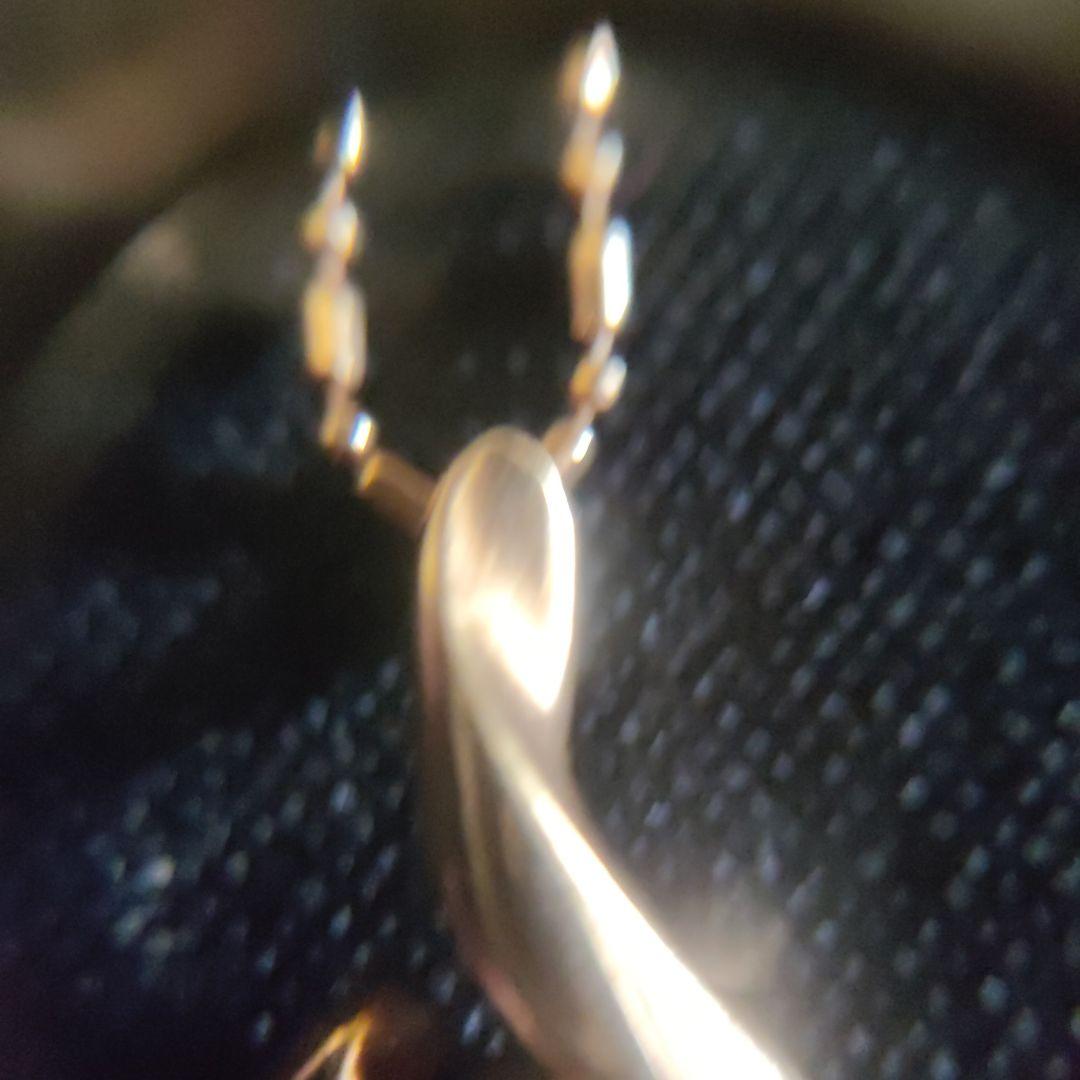 K18。0.06カラット。ネックレス。約3.6g。39.4センチ。中古です。