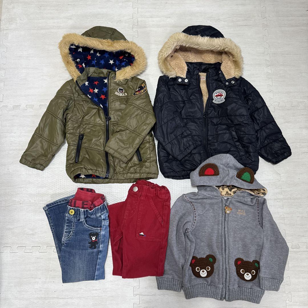 ミキハウス　ダブルビー アウター　パンツ 100cm 5点　セット