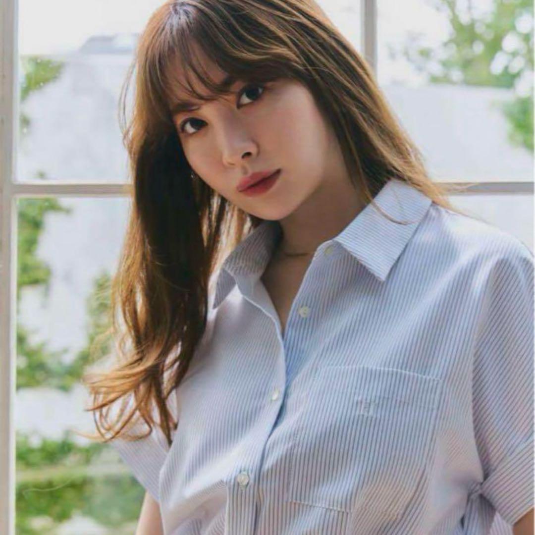 【美品✨】herlipto Pencil Stripe Shirt -white