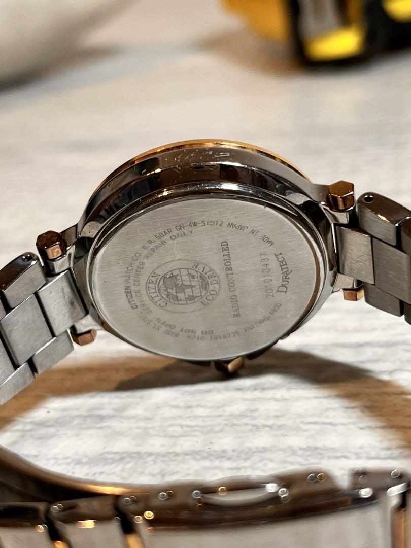 美品 CITIZENソーラー腕時計 H240-T018238 ステンレス PNK