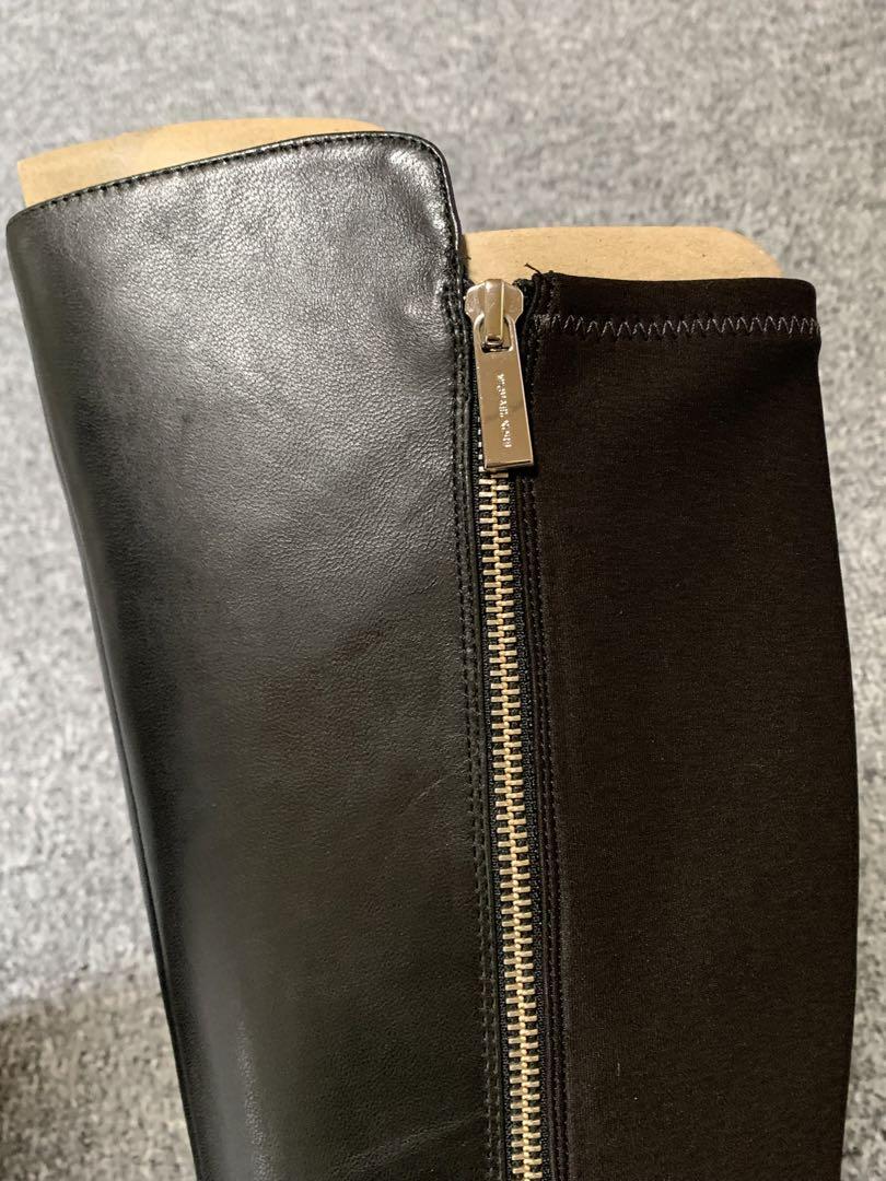 最終お値下げです！新品未使用⭐︎マイケルコース⭐︎MK 黒 レザー ロングブーツ