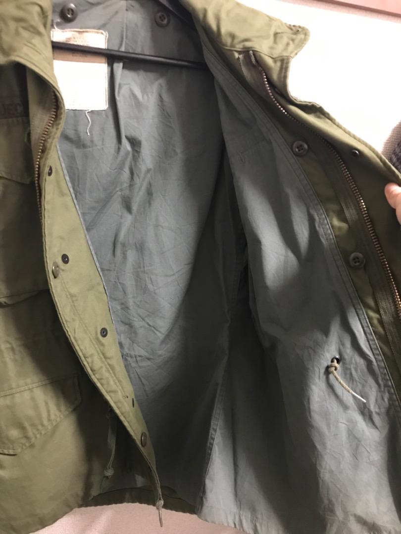 M-65 3rd 72年会計 グレーライナー フィールドジャケット 70s SS