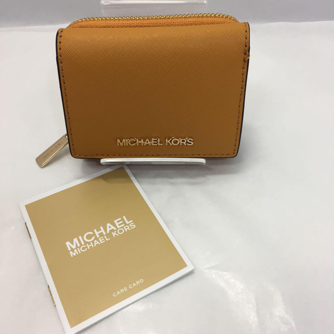 48%割引オレンジ系優れた品質 MICHAEL KORS マイケルコース 財布 折