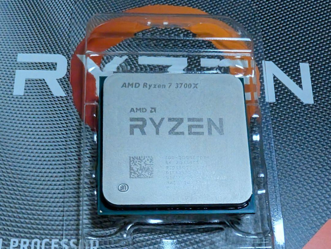 AMD Ryzen7 3700X CPU 本体（中古） 付属クーラー（未使用）