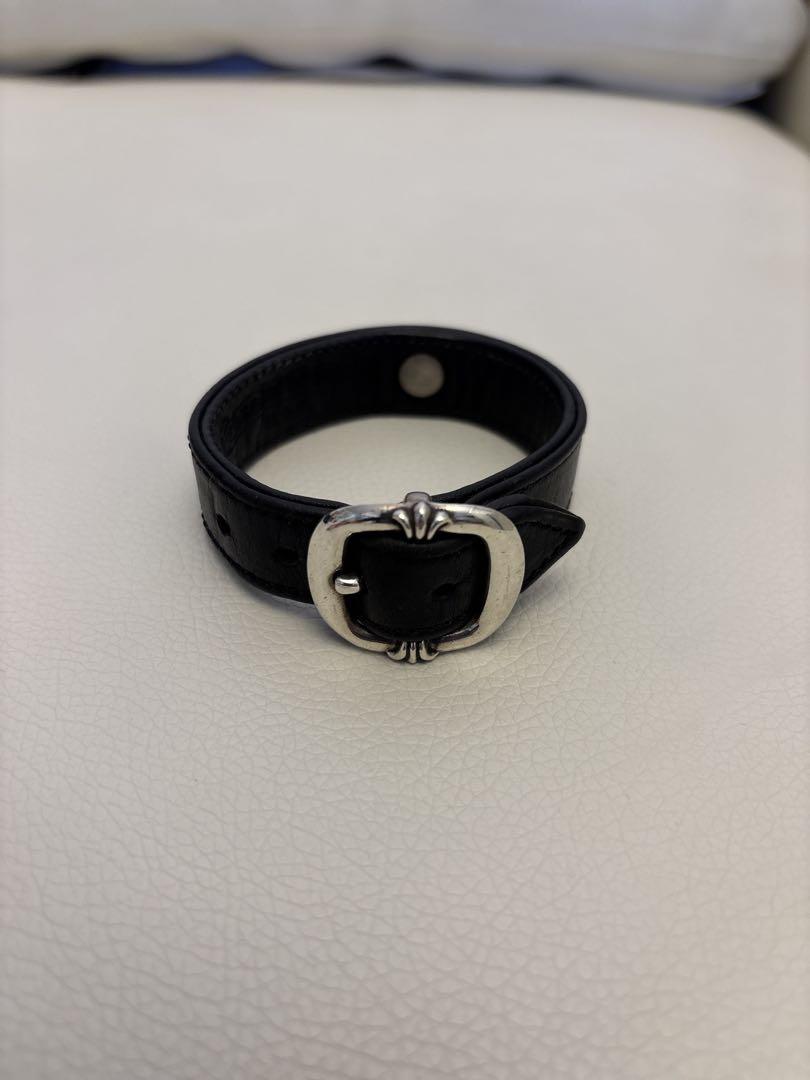 クロムハーツ　ガンスリンガー　レザー　ブレスレット　chromehearts