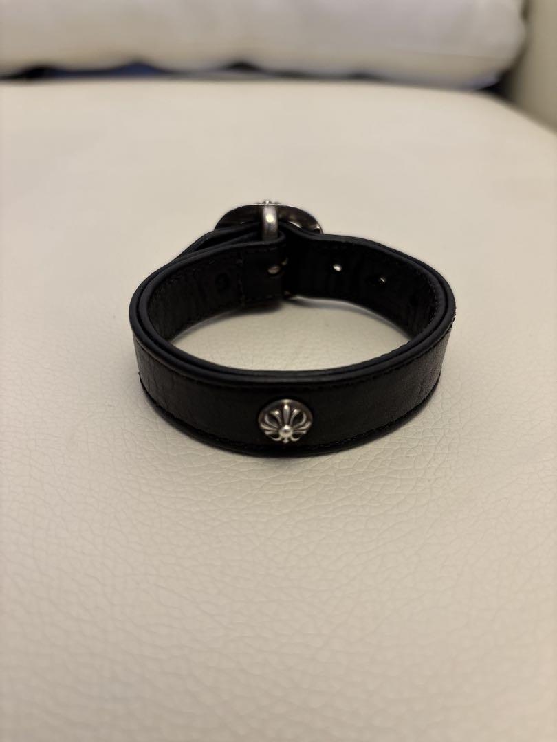 クロムハーツ　ガンスリンガー　レザー　ブレスレット　chromehearts