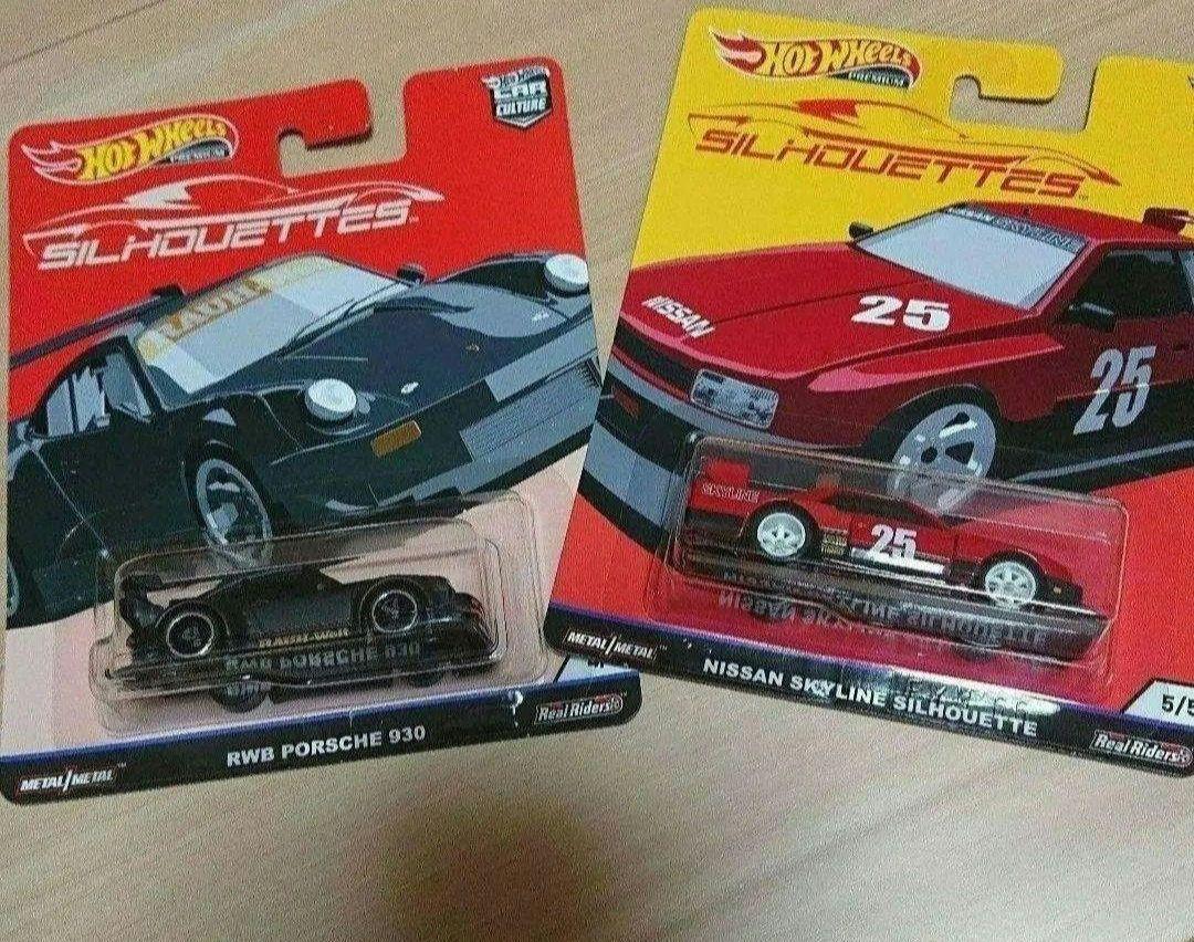 【冬バーゲン★特別送料無料！】 ホットウィール シルエッツ 2台セット RWB ポルシェ スカイ ミニカー
