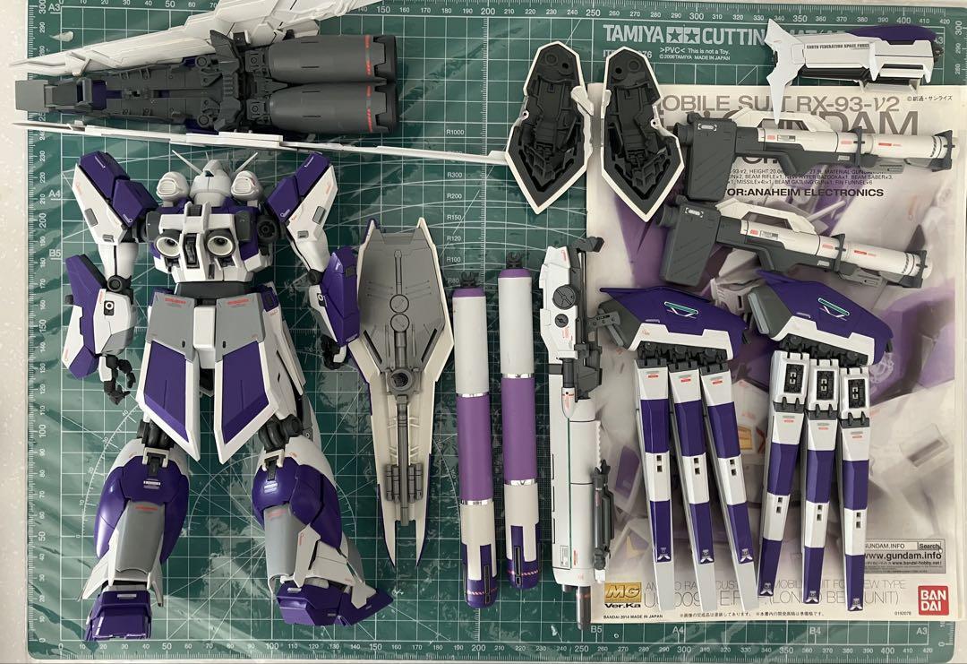 MG ハイニューガンダム Ver.Ka HWS 全塗装　ジャンク