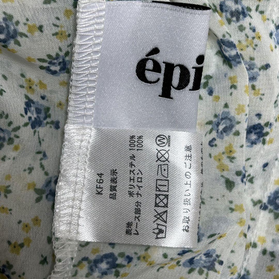 epine エピヌ フリルレース2wayチロルブラウス シースルー