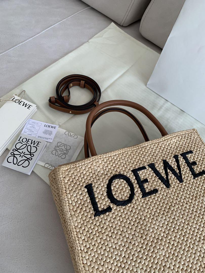 新品未使用　ロエベ LOEWE ラフィア　カゴ　スタンダード A4 トートバッグ