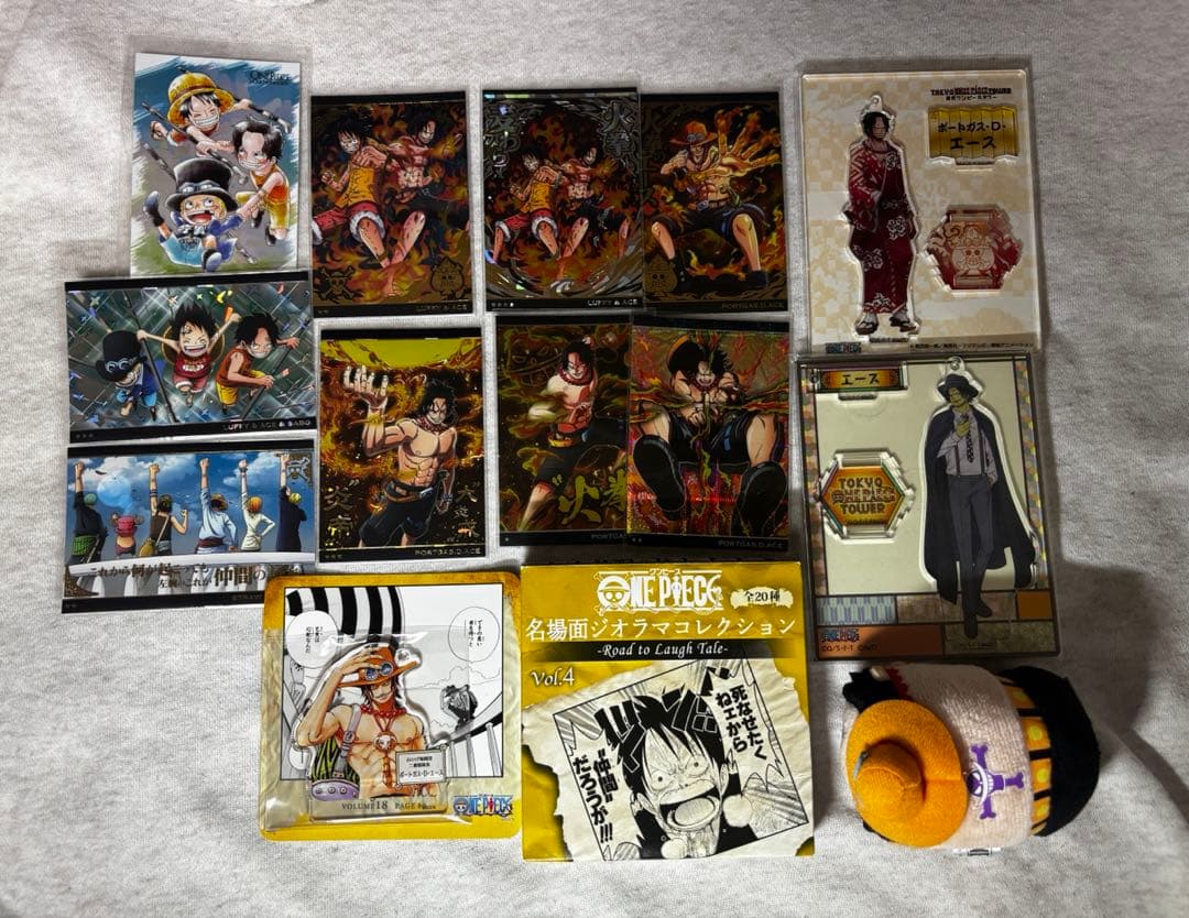 ONEPIECE ポートガス D エース グッズ アクスタ ぬいぐるみ