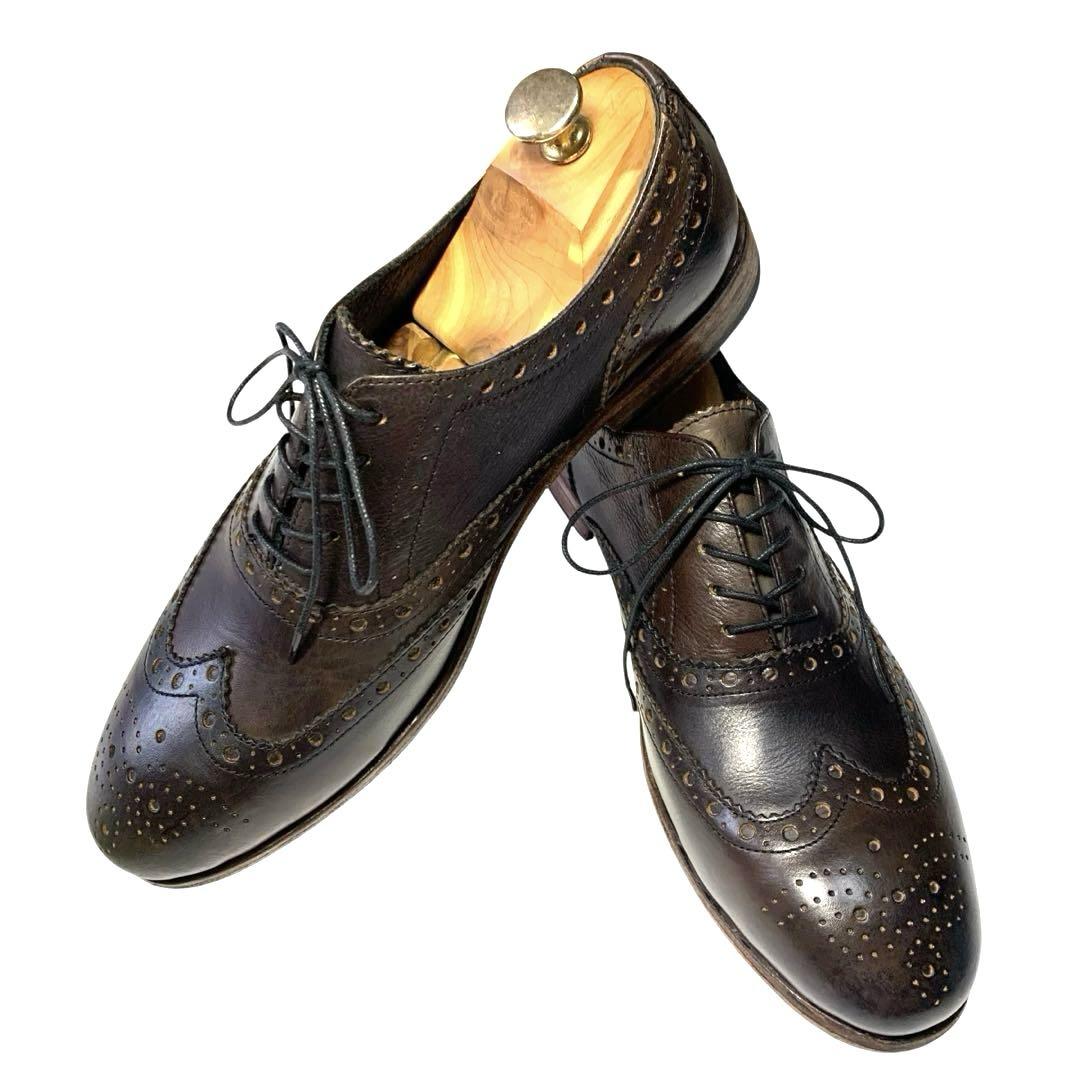PaulSmith ポールスミス　ビジネスシューズ　ウイングチップ　革靴