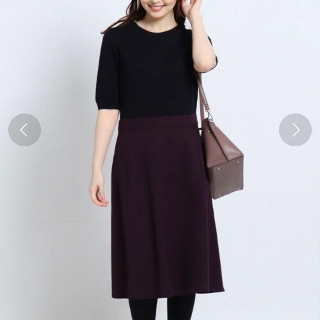 タグ付き未使用品☆ リフレクト アンサンブルニットワンピース セットアップ L タグ付き未使用品☆ リフレクト アンサンブルニットワンピース セットアップ L