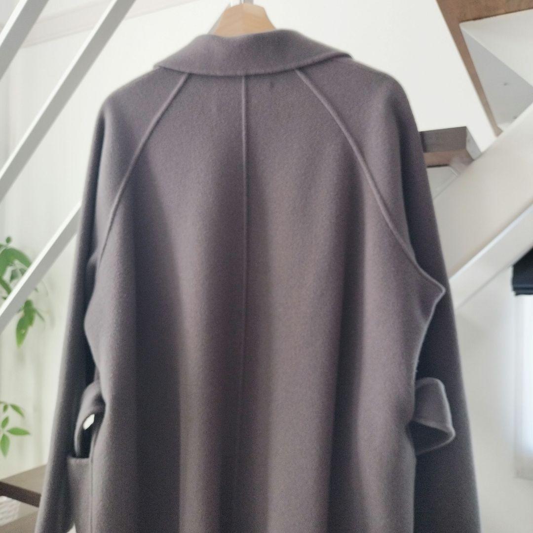 ♡美品 soeju ウールリバーローブコート CHARCOAL♡
